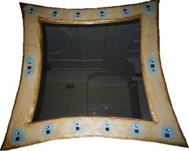 image of handcrafted mirror by Sarah Howarth 