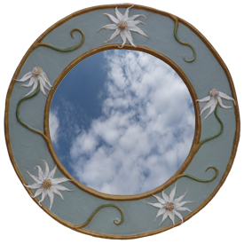 image of handcrafted  Hand crafted Daisy Mirror by Sarah Howarth 