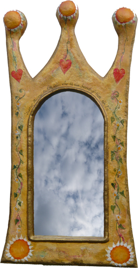 image of handcrafted mirror by Sarah Howarth 